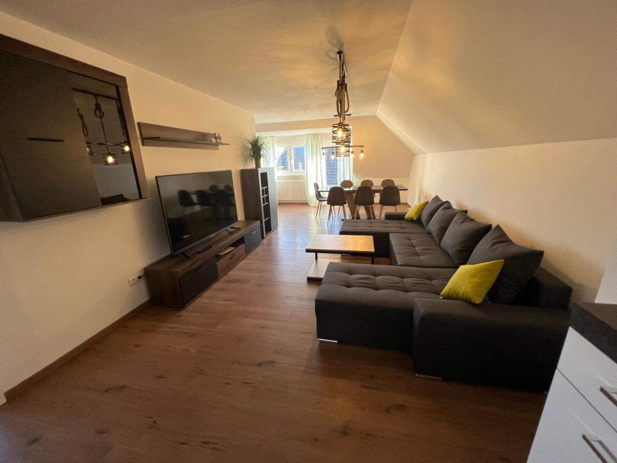 Mit Blick Apartment Lembruch Bagian luar foto